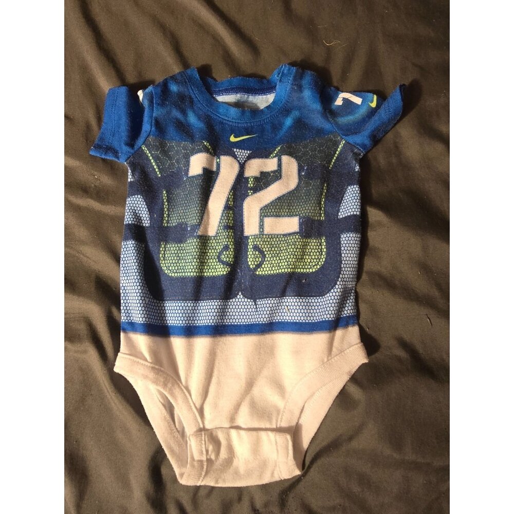 Nike Boys One Piece Outfit bodysuit Infant Baby Short SLeeve Size 6m 9m 9 months